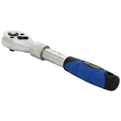 Afbeelding van SW Stahl 05716L omschakelbare ratel 1/4 inch I telescopische fijnvertand met 72 tanden draaigreepaandrijving chroom vanadiumstaal