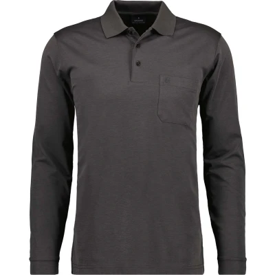 Afbeelding van Ragman Poloshirt anthrazit, Heren, Maat: 5XL, Anthrazit