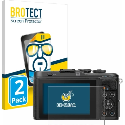 Afbeelding van BROTECT (2 Stuks) Schermbeschermer voor Olympus PEN E PL10 Screen Protector Transparant