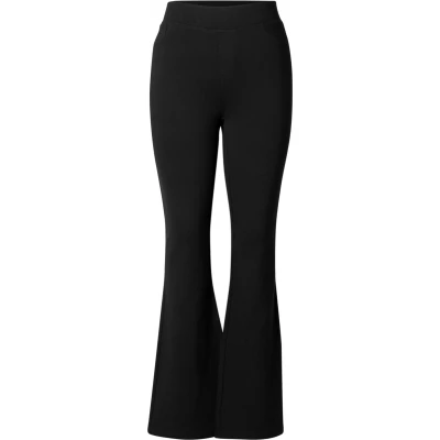 Afbeelding van Base Level Curvy high waist flared tregging Allie zwart