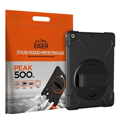 Afbeelding van Eiger Peak 500m Apple iPad 10.2 (2019/2020/2021) Hoes Back Cover Zwart