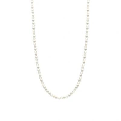 Afbeelding van TI SENTO Milano 3962PW Ketting zilver parel wit 3 mm 38 48 cm