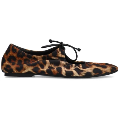 Afbeelding van sacha MIT Leoprint UND SCHNÜRUNG Ballerina&#039;s, Dames, Maat: 36, Cognac Schoenen