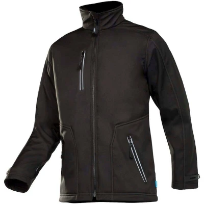 Afbeelding van Pulco Bonded softshell jas Zwart Maat 3XL