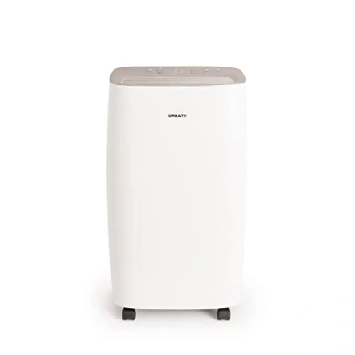 Afbeelding van CREATE Luchtontvochtiger 10 L / dag 40m² Dehumidifier 2 ontvochtigingsstanden 24 uur programmeerbare timer Wit DRYZONE XL CUBIC
