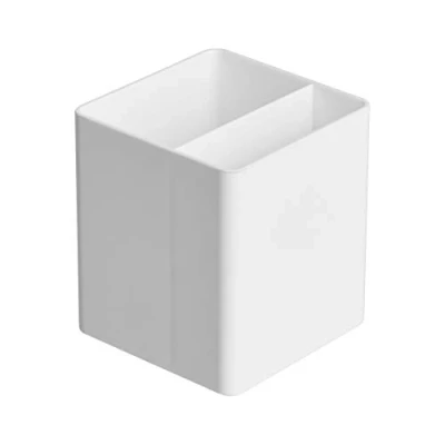 Afbeelding van Amazon Basics Organizer, plastic, pennenbakje, wit