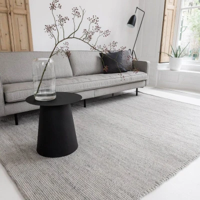 Afbeelding van Interieur05 Wollen Vloerkleed Lichtgrijs Vik 160 x 230 cm