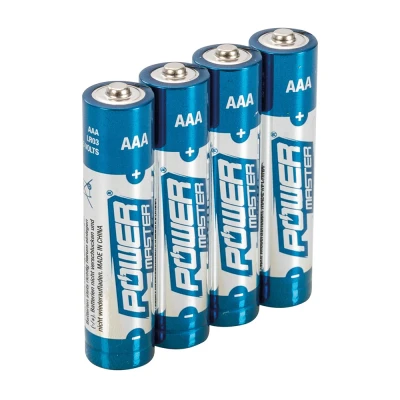 Afbeelding van Powermaster Super Alkaline AAA Batterij LR03 4 stuks