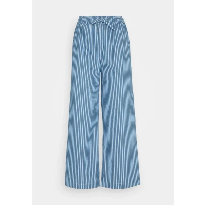 Afbeelding van Lollys Laundry Broek enziaan / wit