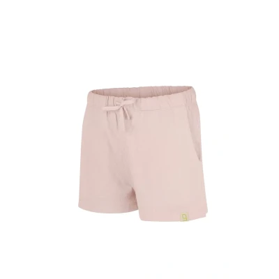 Afbeelding van greenjama Damesshort in structuurpatroon, pyjamabroek, rosé, 36