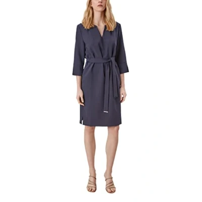 Afbeelding van s.Oliver Black Label Etuijurk, Dames, Maat: 44, Dark navy