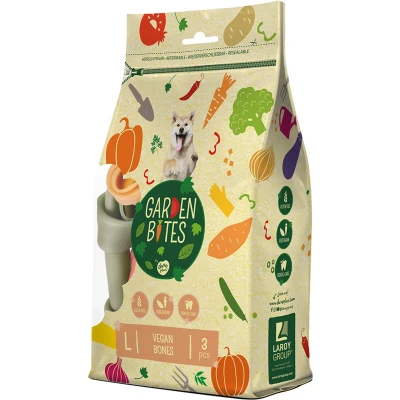Afbeelding van Garden Bites Vegan Bones Hondensnack Glutenvrij L 3 stuks