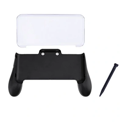 Afbeelding van Amazingdeal 3 in 1 handgreep + kristallen hoesje plastic styluspen voor Nintendo NIEUWE 2DS LL XL console