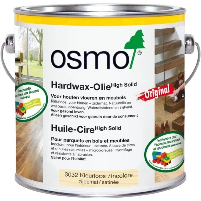 Afbeelding van Osmo Hardwax Olie Original 3032 Kleurloos Zijde Mat 0.125 Liter Binnenhout Houtolie Vloerolie