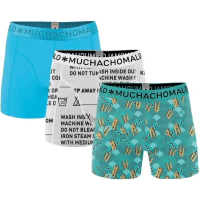 Afbeelding van MuchachoMalo 3 pack Take Care Of Boxershorts S Multicolor L