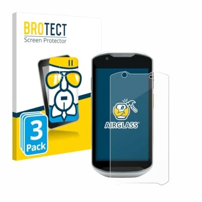 Afbeelding van BROTECT Screenprotector voor Zebra TC57/ 57x/ 56/ 52 Folie Beschermfolie Beschermglas transparant (3 Stuks)