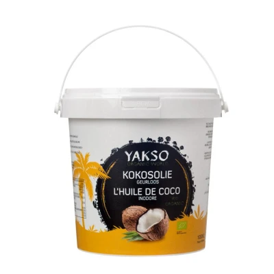Afbeelding van Yakso Kokosolie Geurloos Bio 1000ml