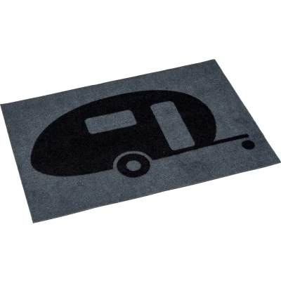 Afbeelding van Deurmat Kunstvezel 60x40 Cm Print Caravan