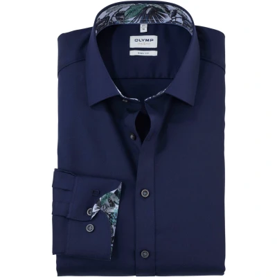 Afbeelding van OLYMP Level Five Overhemd marine, Faux uni