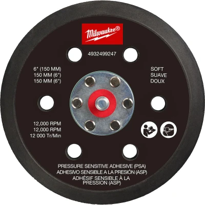 Afbeelding van Milwaukee Pad Saver Harde Drukgevoelig 150mm M12 FROS 4932499247