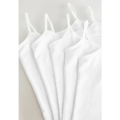 Afbeelding van Next Regular FIT 5 PACK Top voor kinderen, Maat: 92, White