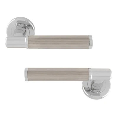 Afbeelding van Serozzetta “Image Lines deurkruk Chrome/nikkel