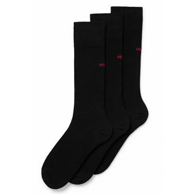 Afbeelding van HUGO 3 PACK 3P RS UNI CC Sokken, Heren, Maat: 43 46, Black one