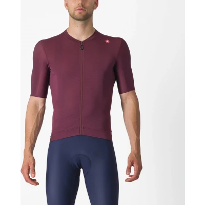 Afbeelding van Castelli Espresso Jersey heren fietsshirt Deep Bordeaux