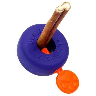 Afbeelding van Bully Grip Stick Holder With Lock Hondenspeelgoed Paars Small