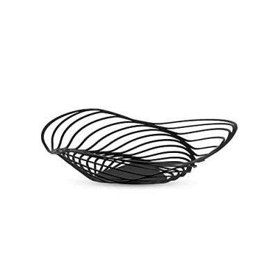 Afbeelding van Fruitmand Alessi Trinity Fruit Holder Black