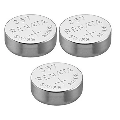 Afbeelding van Renata enkel horloge Batterij 357, SR44W, AG13 1.55V (3 x 357 of SR 44 SW)