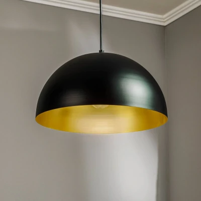 Afbeelding van Eko Light Hanglamp Beta in zwart goud