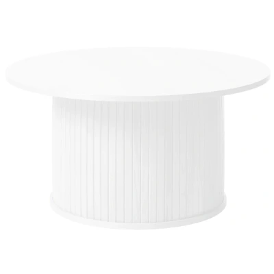 Afbeelding van Hygge Interiors Nola Ronde Salontafel Wit Eiken