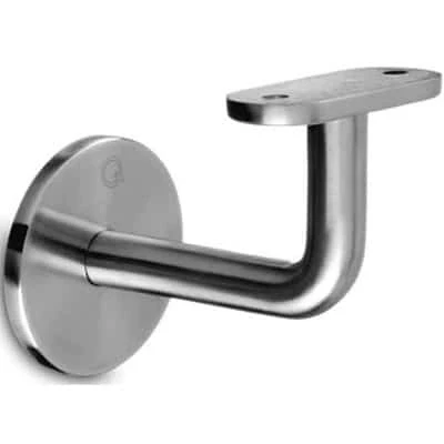 Afbeelding van RVS Leuninghouder vlak 304 mat geslepen model 0111