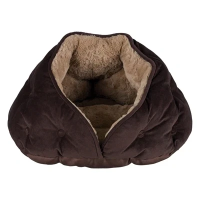 Afbeelding van Trixie Kattenmand Iglo Malu Bruin / Lichtbruin 47X41X27 CM