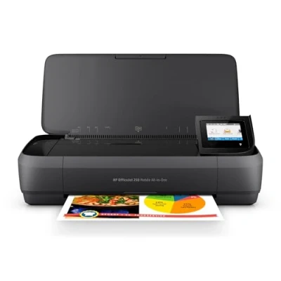 Afbeelding van HP Officejet 250 mobiele multifunctionele printer (printer, scanner, kopieerapparaat, WLAN, ePrint, Wifi Direct, USB, 4800 x 1200 dpi (zwart)