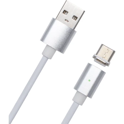 Afbeelding van Gembird USB C magnetische laadkabel 1m wit