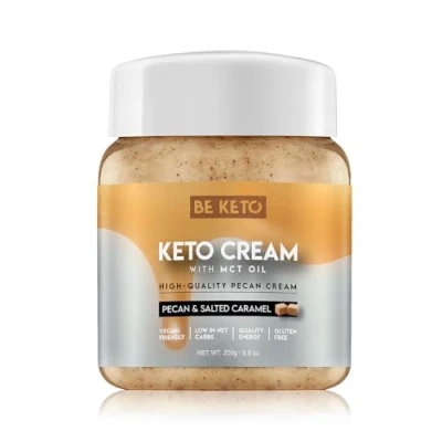 Afbeelding van Be KETO Cream Pecan &amp; Salted Caramel 1 x 250 gram