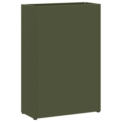 Afbeelding van vidaXL Olijfgroene Parasolhouder 28x12x41 cm Gemaakt uit Staal