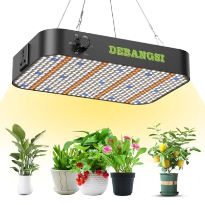 Afbeelding van 1000 Watt Plant Lamp LED, Dimbare LED Grow Full Spectrum met IR &amp; UV Dasiy Chain Functie, 588Pcs LED&#039;s groeien licht voor Greenhouse en kamerplant Plantaardige Bloementeelt