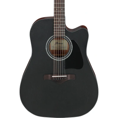 Afbeelding van Ibanez AW247CE Artwood Weathered Black Open Pore elektrisch akoestische westerngitaar