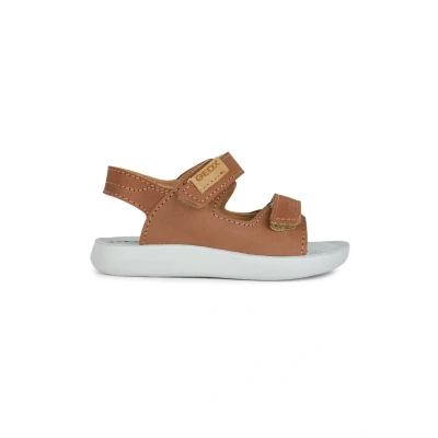 Afbeelding van Geox Lightfloppy Outdoorsandalen voor kinderen, Maat: 22, Tobacco Leer