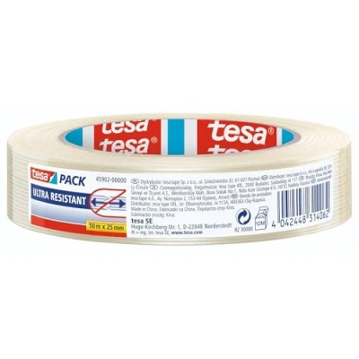 Afbeelding van tesa ULTRA RESISTANT 45902 00000 00 Filament tape tesapack Transparant (l x b) 50 m 25 mm 1 stuk(s)