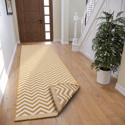 Afbeelding van Loper Palma Wit 80x350cm Vintage Vloerkleed 123vloerkleed.nl is de online webshop voor vloerkleden en woonaccessoires.