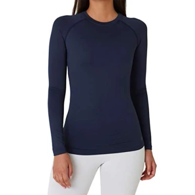 Afbeelding van SuperThermal Compressietop met Lange Mouwen voor Dames Navy Eclipse (Blauw)