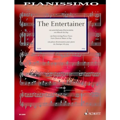 Afbeelding van The entertainer piano: 100 unterhaltsame Klavierstücke von Klassik bis Pop. Klavier.