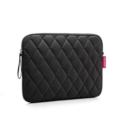 Afbeelding van Reisenthel Notebook Sleeve Laptoptas 13,5 Inch 4L Rhombus Black Zwart