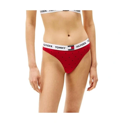 Afbeelding van Tommy Hilfiger Classic Thong String, Dames, Maat: 34, Red