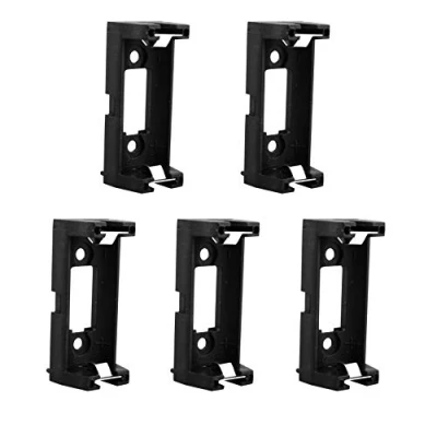 Afbeelding van HALJIA 5Pcs Plug in Type CR123A CR123 Batterij Houder Socket Box Clip Case w PCB Soldeer Zwart