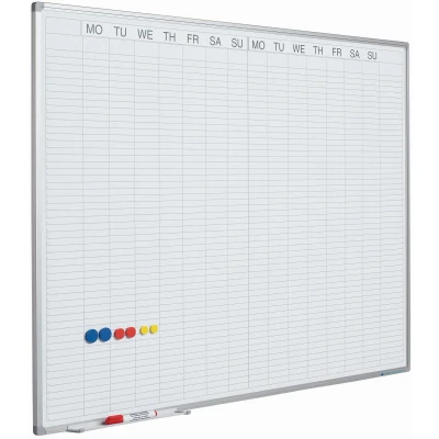 Afbeelding van Planbord Softline profiel 8mm Dubbele week, GB incl. dagenstrook